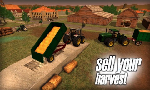模拟农场收割游戏